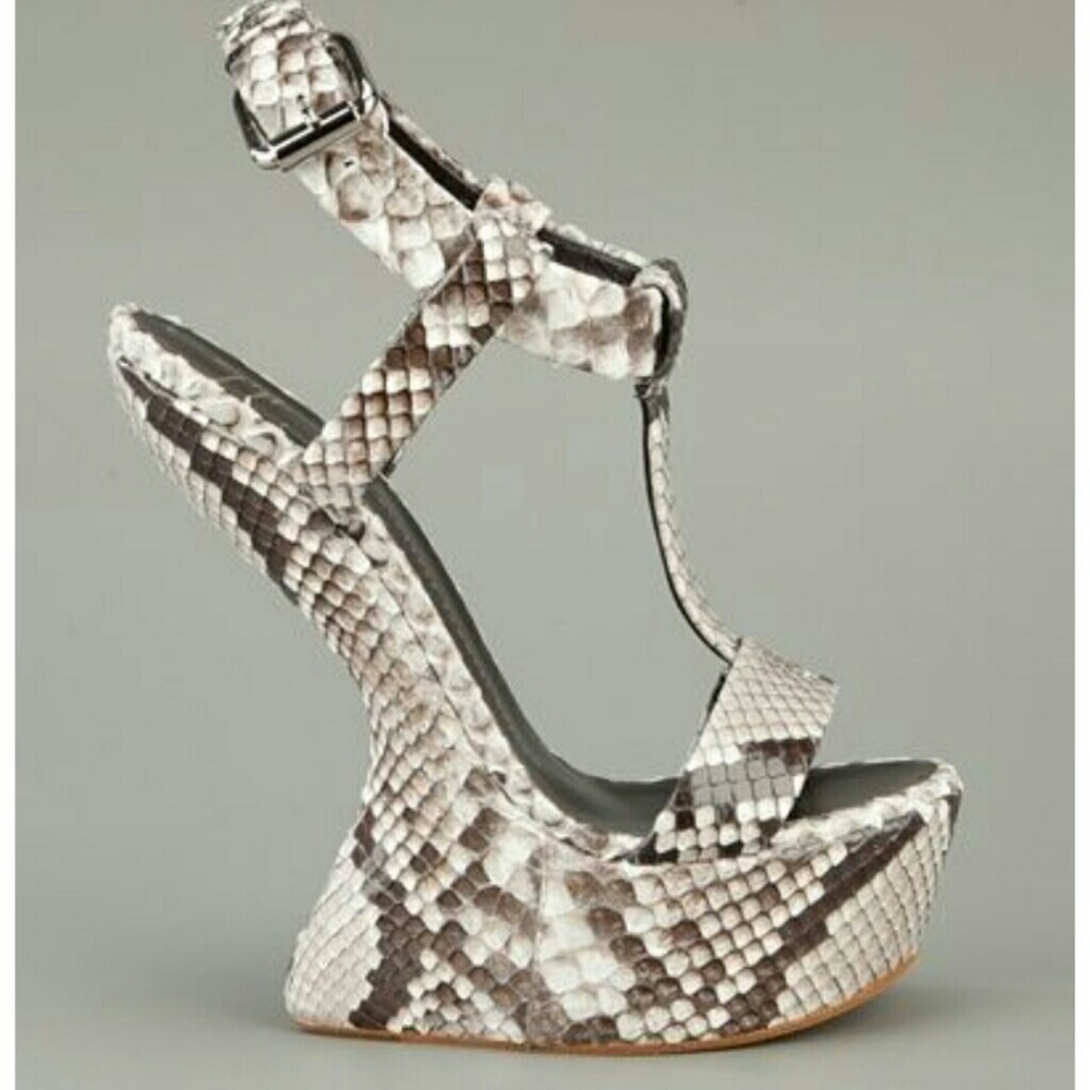 GIUSEPPE ZANOTTI snake  shoes